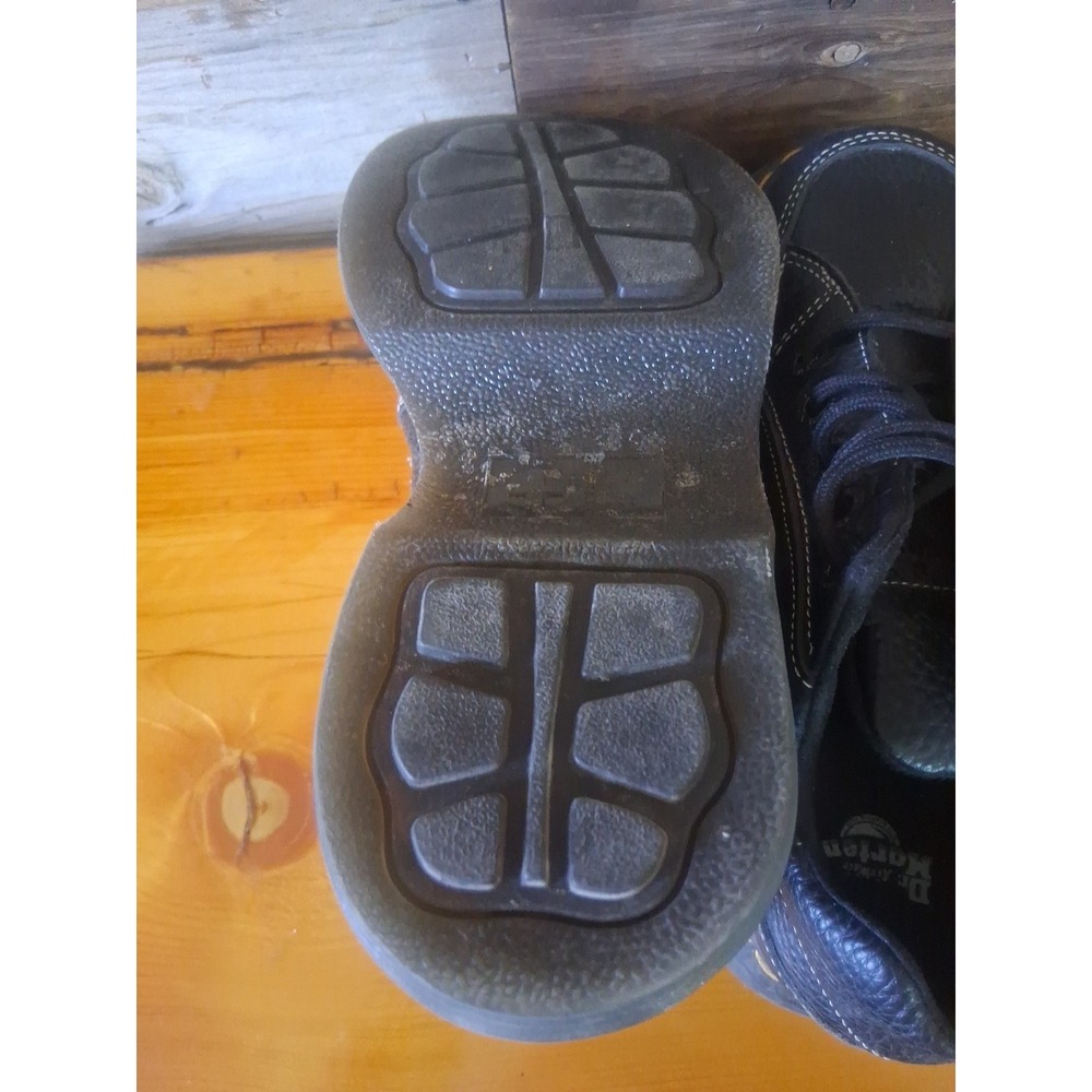 DR. MARTENS - Women Buzz 5-Eye Milled Napa Leather Shoes Size 7 - Picture 6 of 10